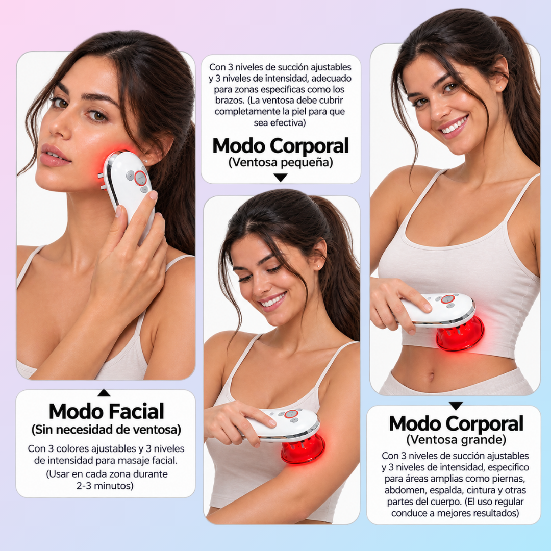 Masajeador Facial y Corporal con Efecto Lifting